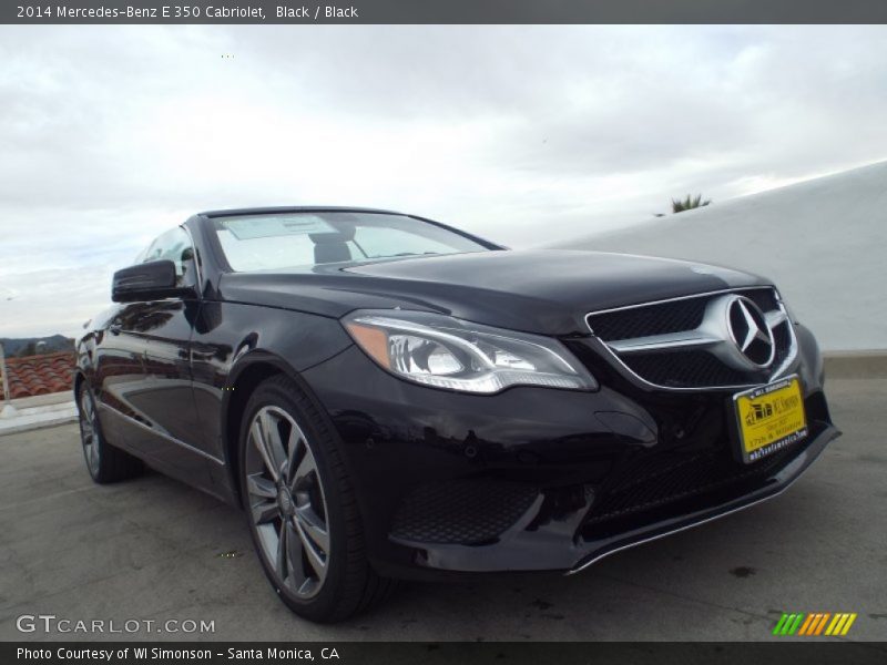 Black / Black 2014 Mercedes-Benz E 350 Cabriolet