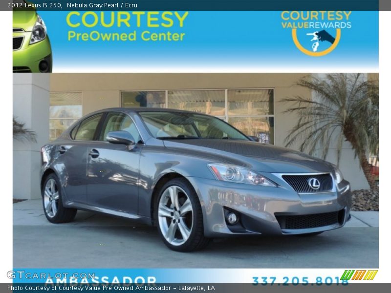 Nebula Gray Pearl / Ecru 2012 Lexus IS 250