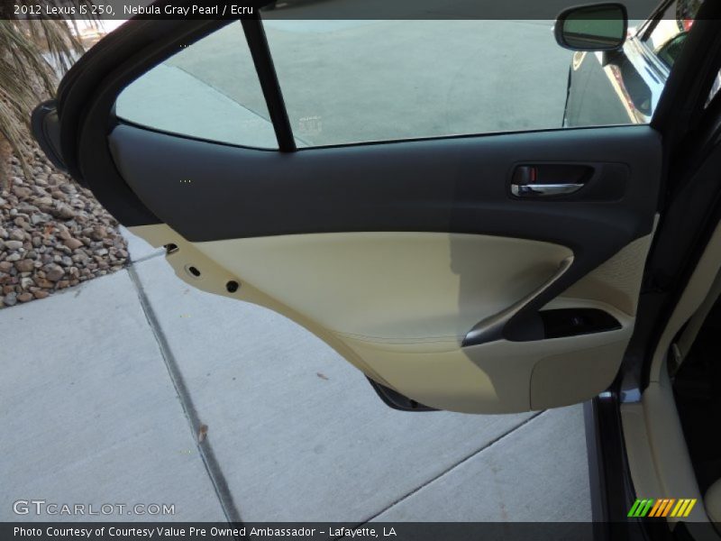 Nebula Gray Pearl / Ecru 2012 Lexus IS 250