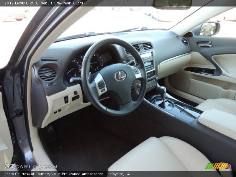 Nebula Gray Pearl / Ecru 2012 Lexus IS 250