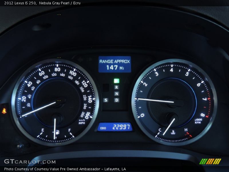 Nebula Gray Pearl / Ecru 2012 Lexus IS 250