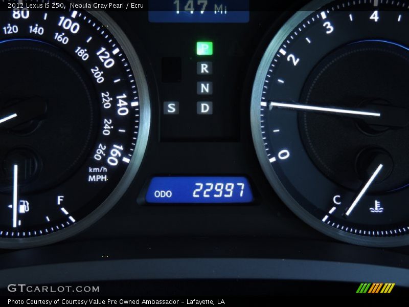 Nebula Gray Pearl / Ecru 2012 Lexus IS 250