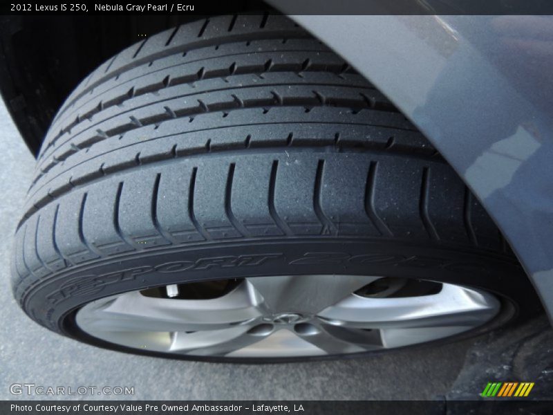 Nebula Gray Pearl / Ecru 2012 Lexus IS 250