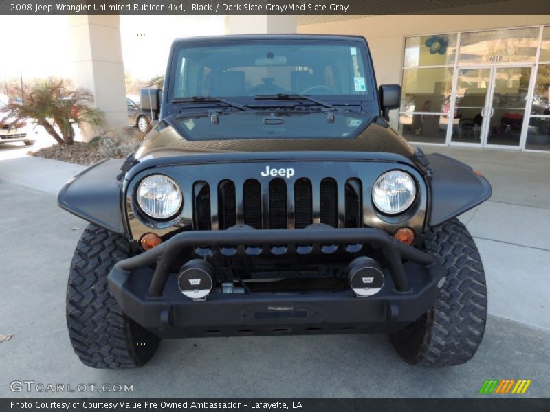 Black / Dark Slate Gray/Med Slate Gray 2008 Jeep Wrangler Unlimited Rubicon 4x4