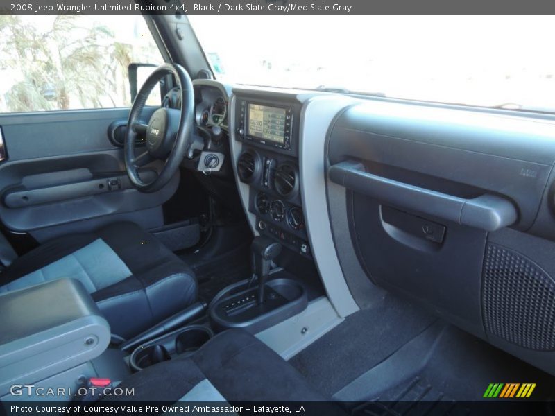 Black / Dark Slate Gray/Med Slate Gray 2008 Jeep Wrangler Unlimited Rubicon 4x4