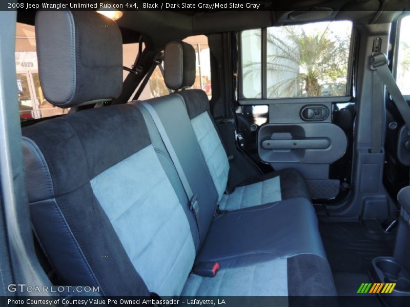 Black / Dark Slate Gray/Med Slate Gray 2008 Jeep Wrangler Unlimited Rubicon 4x4