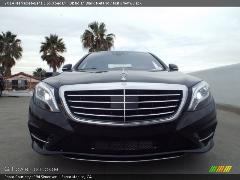 Obsidian Black Metallic / Nut Brown/Black 2014 Mercedes-Benz S 550 Sedan