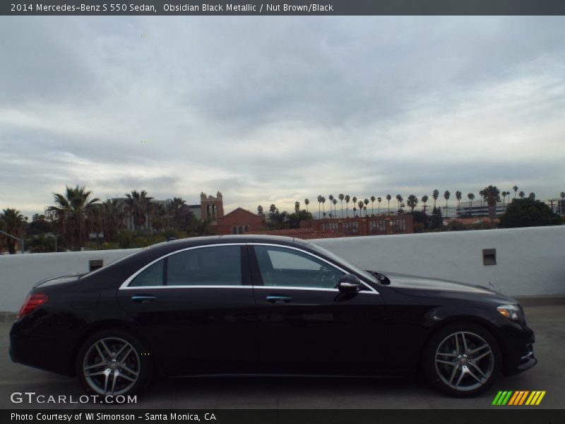 Obsidian Black Metallic / Nut Brown/Black 2014 Mercedes-Benz S 550 Sedan