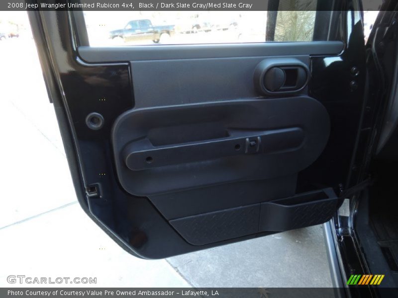 Black / Dark Slate Gray/Med Slate Gray 2008 Jeep Wrangler Unlimited Rubicon 4x4