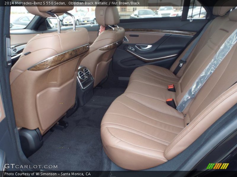 Rear Seat of 2014 S 550 Sedan