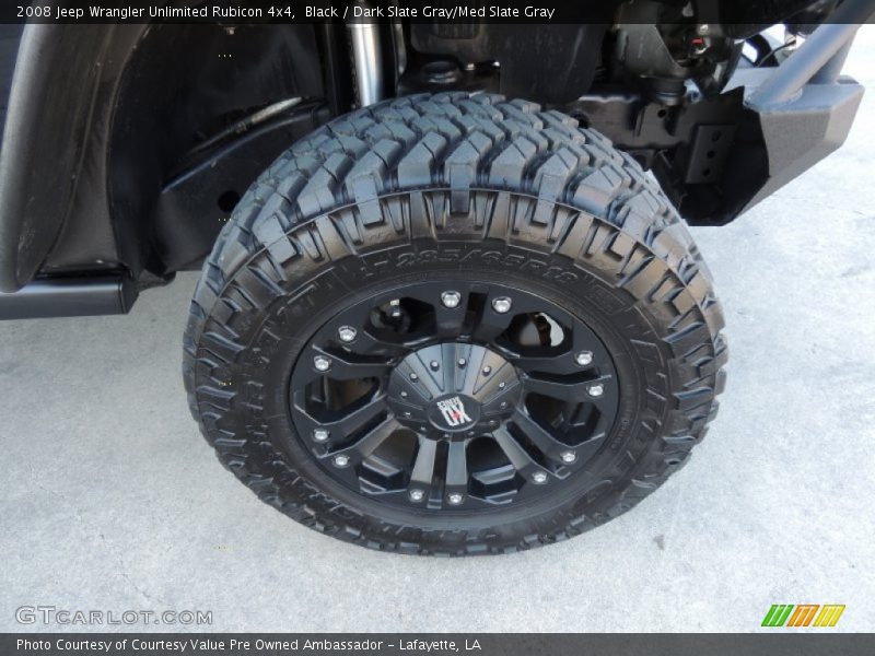 Black / Dark Slate Gray/Med Slate Gray 2008 Jeep Wrangler Unlimited Rubicon 4x4