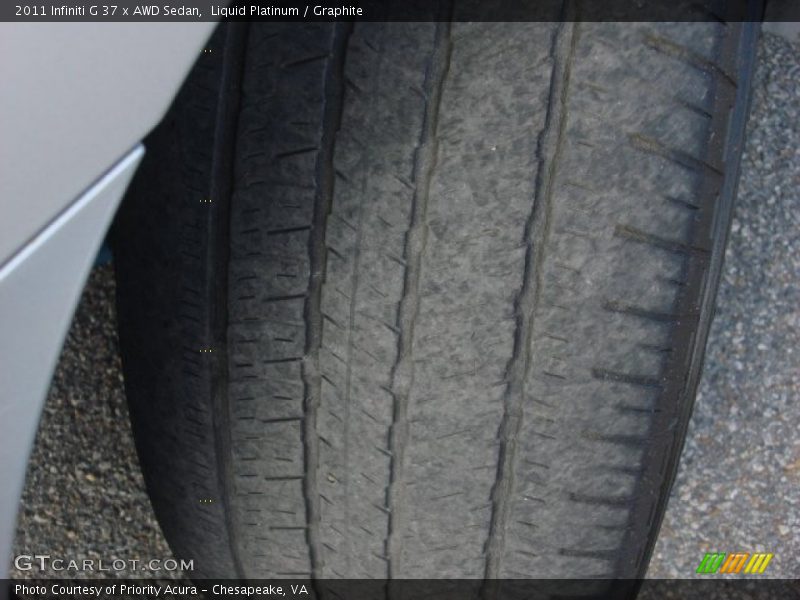 Liquid Platinum / Graphite 2011 Infiniti G 37 x AWD Sedan