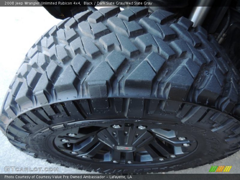 Black / Dark Slate Gray/Med Slate Gray 2008 Jeep Wrangler Unlimited Rubicon 4x4