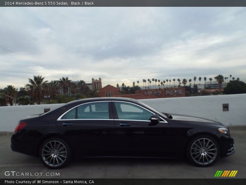 Black / Black 2014 Mercedes-Benz S 550 Sedan