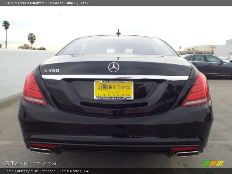 Black / Black 2014 Mercedes-Benz S 550 Sedan