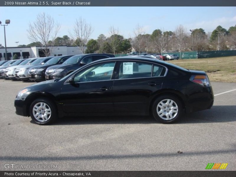 Super Black / Charcoal 2009 Nissan Altima 2.5 S