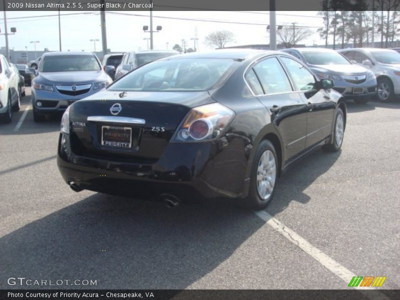 Super Black / Charcoal 2009 Nissan Altima 2.5 S