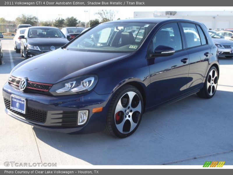 Shadow Blue Metallic / Titan Black 2011 Volkswagen GTI 4 Door Autobahn Edition