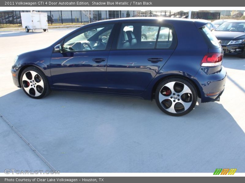 Shadow Blue Metallic / Titan Black 2011 Volkswagen GTI 4 Door Autobahn Edition