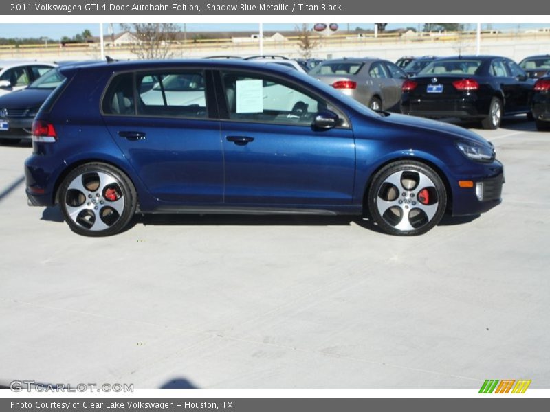 Shadow Blue Metallic / Titan Black 2011 Volkswagen GTI 4 Door Autobahn Edition