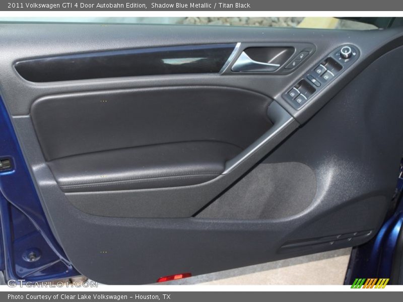 Shadow Blue Metallic / Titan Black 2011 Volkswagen GTI 4 Door Autobahn Edition