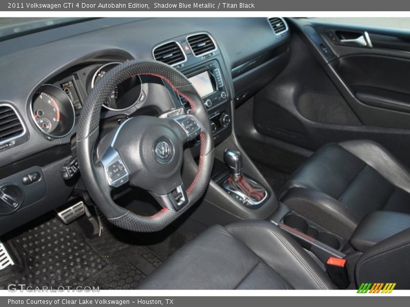 Shadow Blue Metallic / Titan Black 2011 Volkswagen GTI 4 Door Autobahn Edition