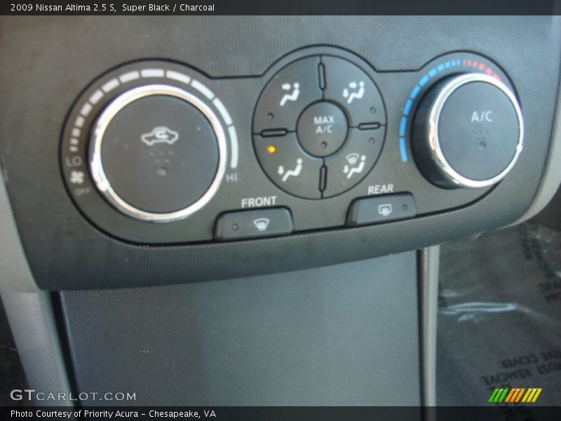 Super Black / Charcoal 2009 Nissan Altima 2.5 S