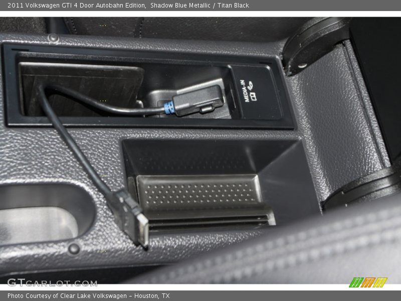 Shadow Blue Metallic / Titan Black 2011 Volkswagen GTI 4 Door Autobahn Edition