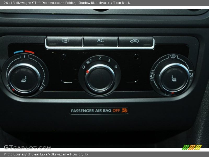 Shadow Blue Metallic / Titan Black 2011 Volkswagen GTI 4 Door Autobahn Edition