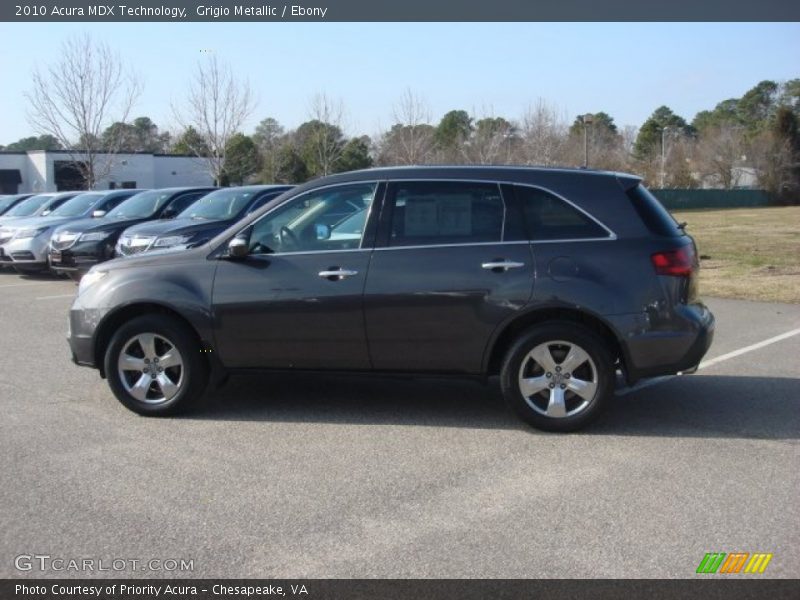 Grigio Metallic / Ebony 2010 Acura MDX Technology