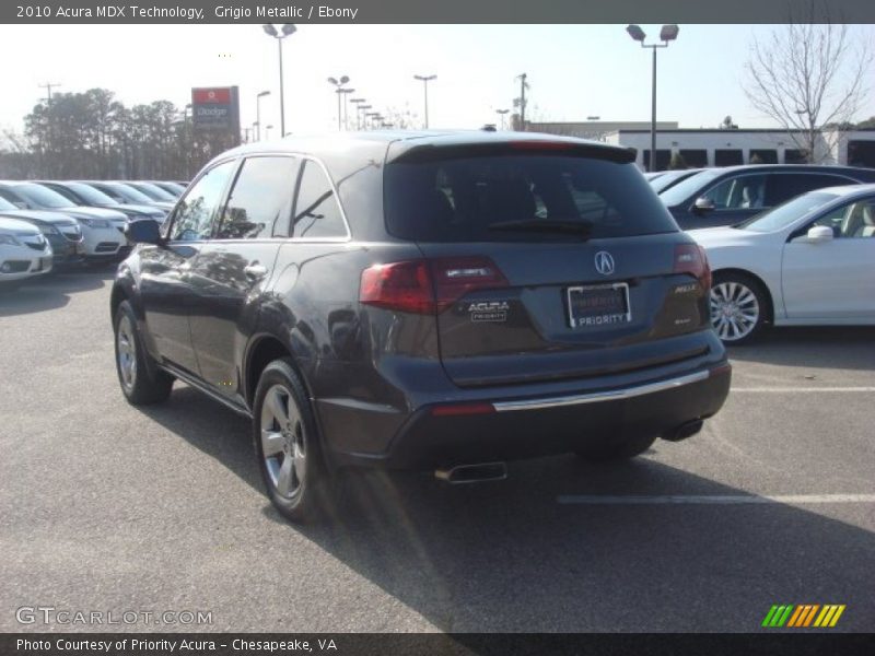 Grigio Metallic / Ebony 2010 Acura MDX Technology