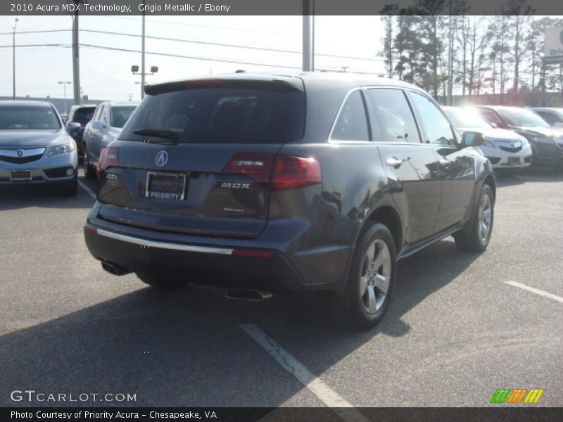 Grigio Metallic / Ebony 2010 Acura MDX Technology