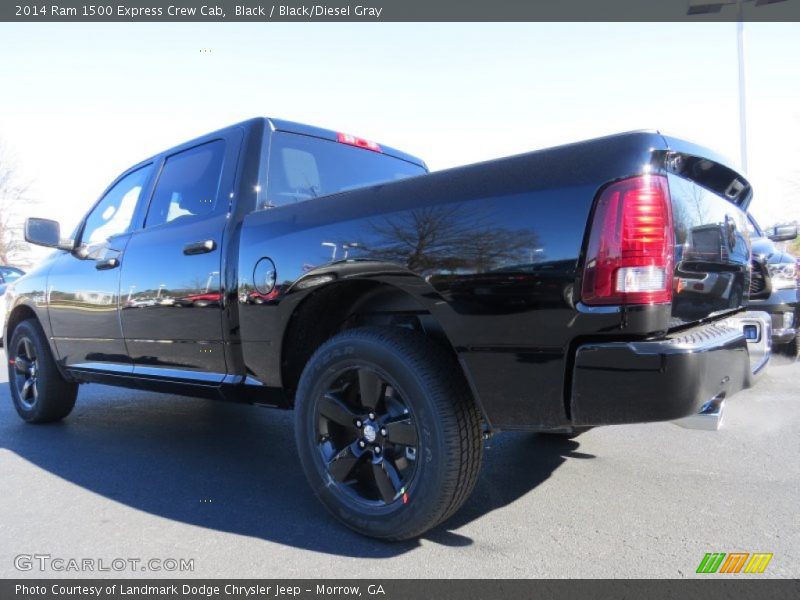Black / Black/Diesel Gray 2014 Ram 1500 Express Crew Cab