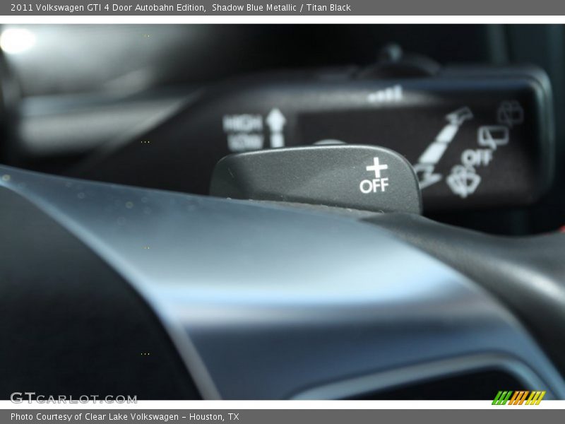Shadow Blue Metallic / Titan Black 2011 Volkswagen GTI 4 Door Autobahn Edition