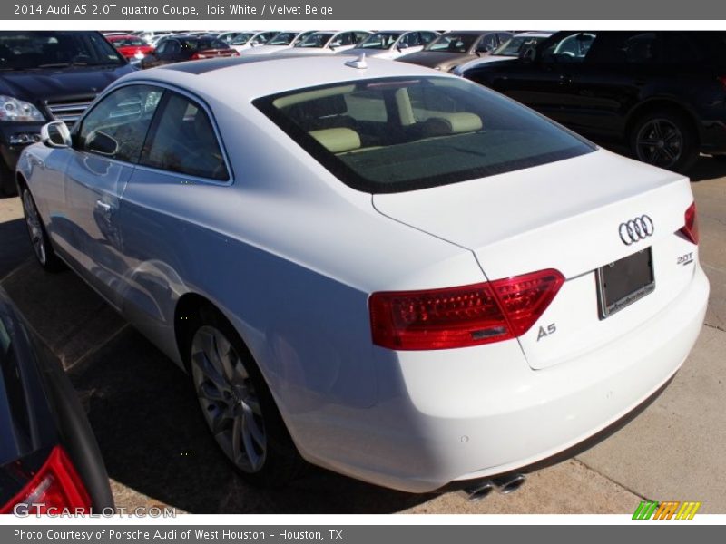 Ibis White / Velvet Beige 2014 Audi A5 2.0T quattro Coupe