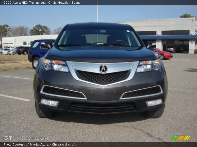 Grigio Metallic / Ebony 2010 Acura MDX Technology