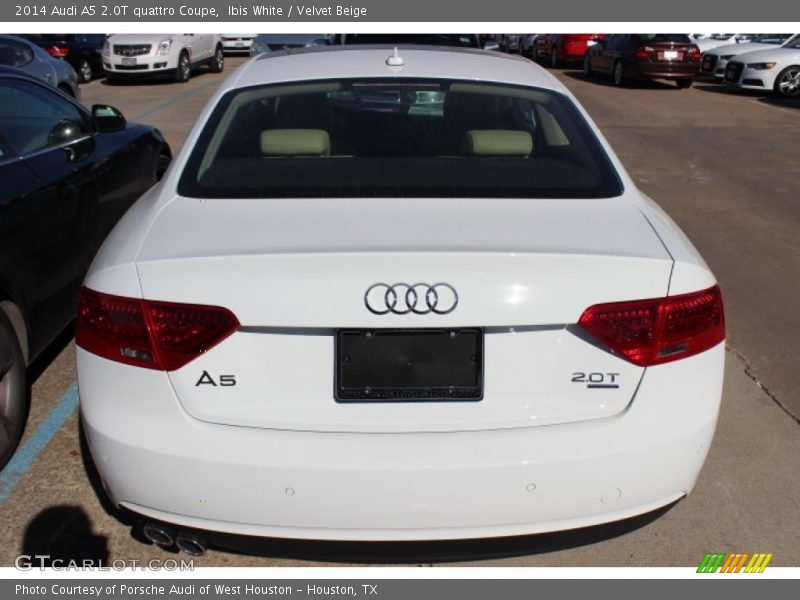 Ibis White / Velvet Beige 2014 Audi A5 2.0T quattro Coupe