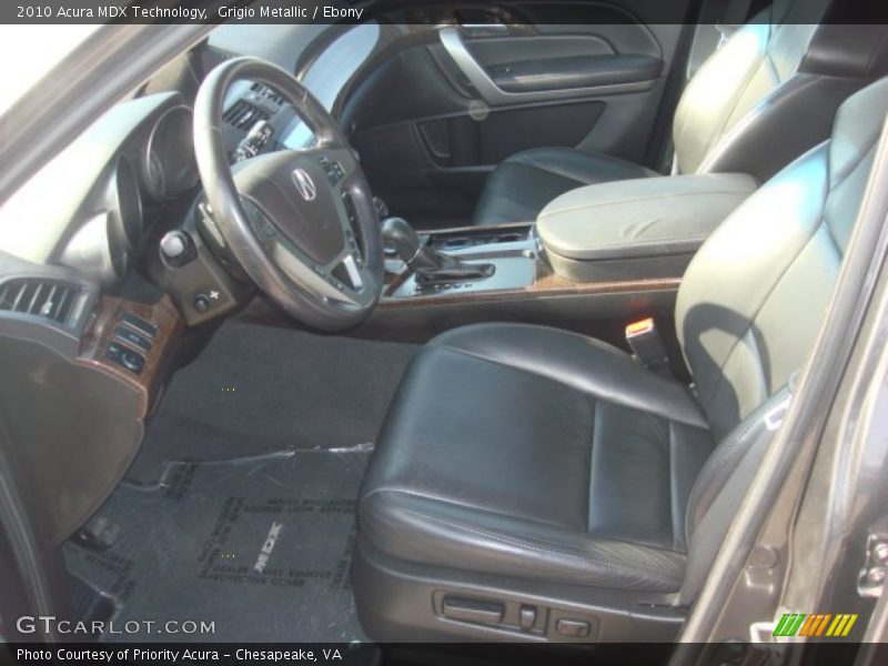 Grigio Metallic / Ebony 2010 Acura MDX Technology