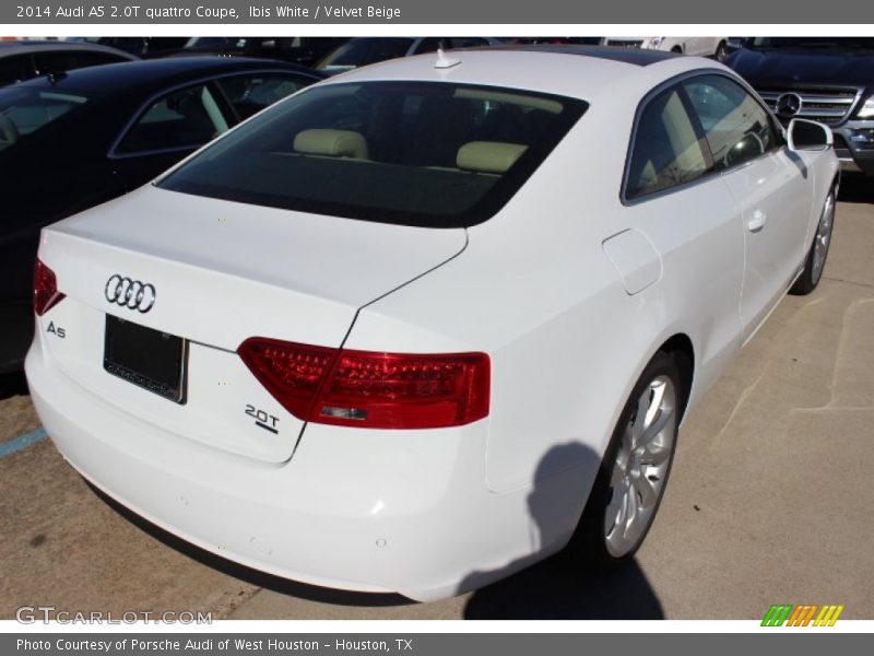 Ibis White / Velvet Beige 2014 Audi A5 2.0T quattro Coupe