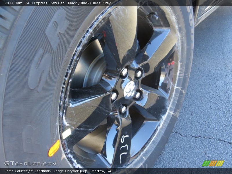 Black / Black/Diesel Gray 2014 Ram 1500 Express Crew Cab