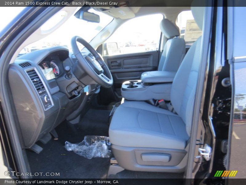 Black / Black/Diesel Gray 2014 Ram 1500 Express Crew Cab