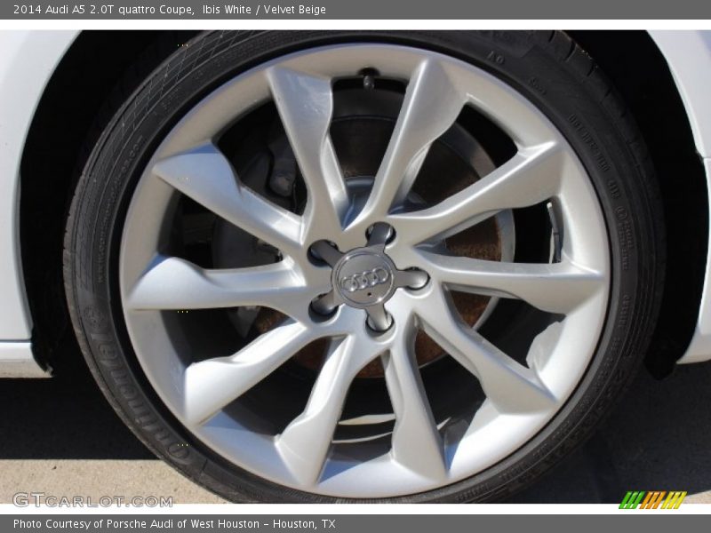 Ibis White / Velvet Beige 2014 Audi A5 2.0T quattro Coupe