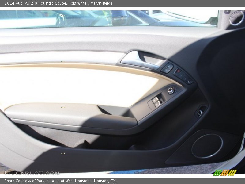 Ibis White / Velvet Beige 2014 Audi A5 2.0T quattro Coupe
