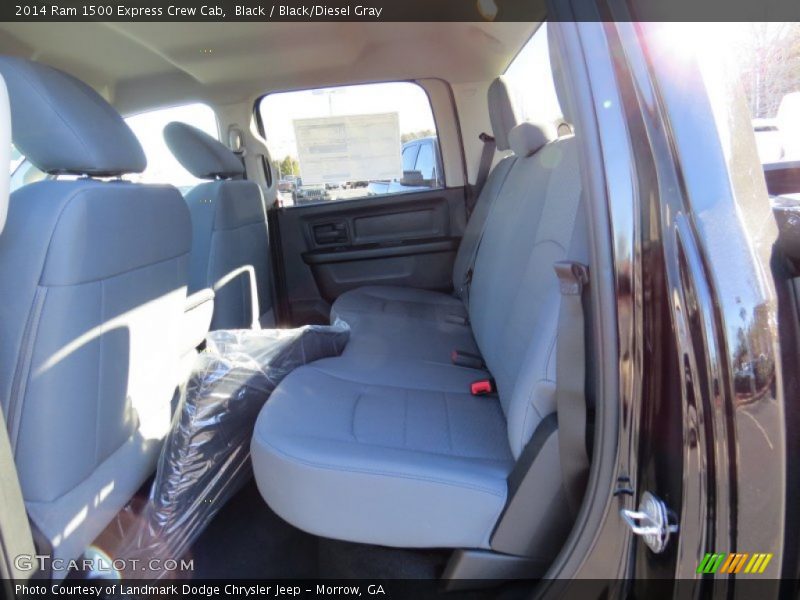 Black / Black/Diesel Gray 2014 Ram 1500 Express Crew Cab