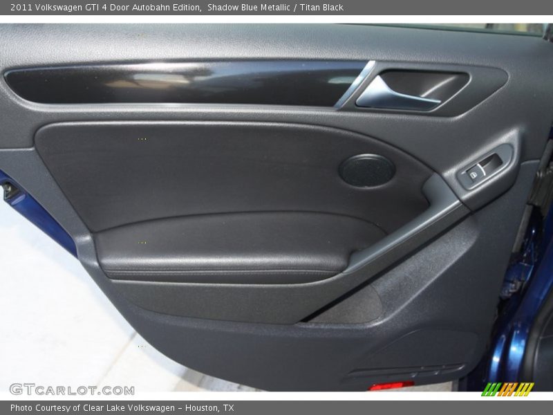 Shadow Blue Metallic / Titan Black 2011 Volkswagen GTI 4 Door Autobahn Edition