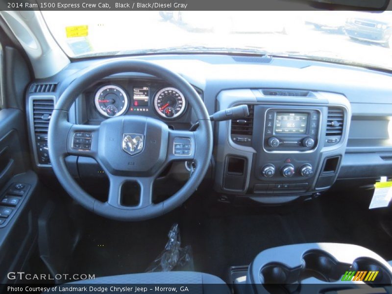 Black / Black/Diesel Gray 2014 Ram 1500 Express Crew Cab