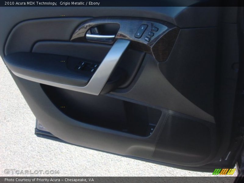 Grigio Metallic / Ebony 2010 Acura MDX Technology
