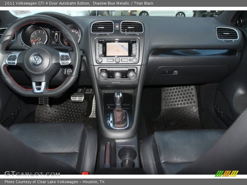Shadow Blue Metallic / Titan Black 2011 Volkswagen GTI 4 Door Autobahn Edition