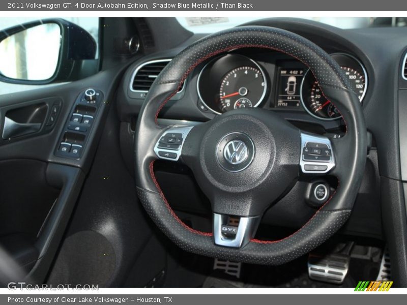 Shadow Blue Metallic / Titan Black 2011 Volkswagen GTI 4 Door Autobahn Edition
