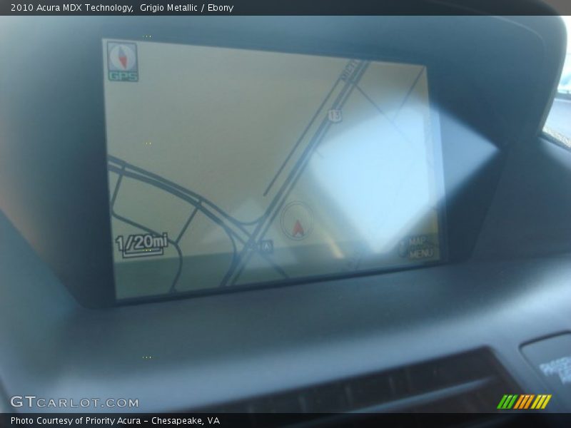 Grigio Metallic / Ebony 2010 Acura MDX Technology